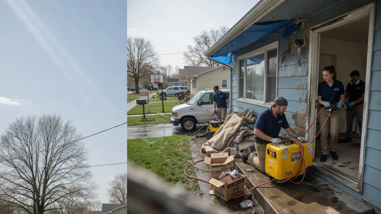 Basement Flood Cleanup in Dunreith, IN near me